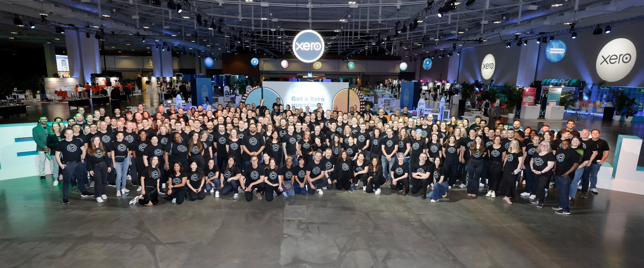 Xero team gathered in the Xerocon Nashville expo
