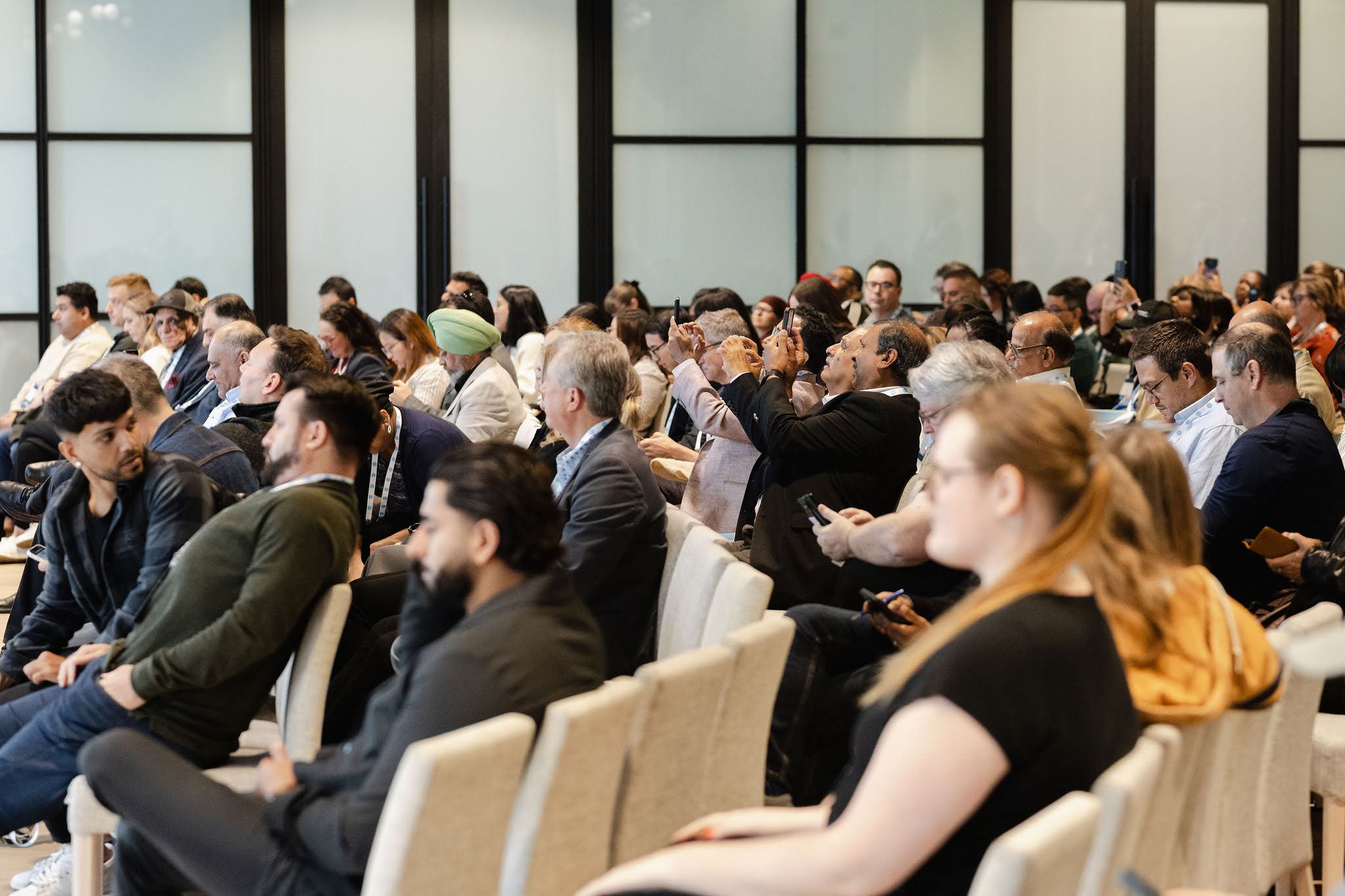 Canada Roadshow audience watching the program
