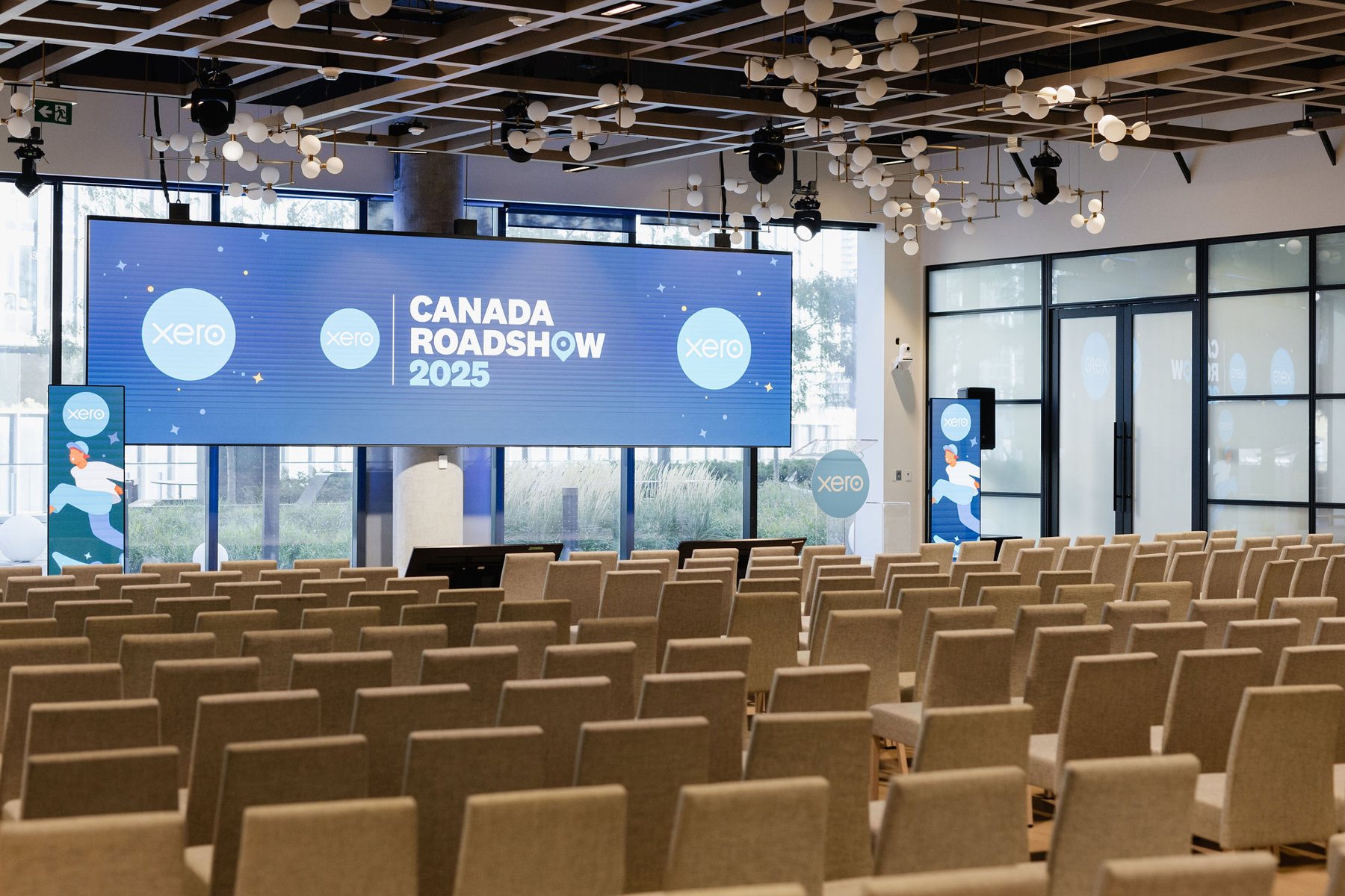Canada Roadshow presentation stage